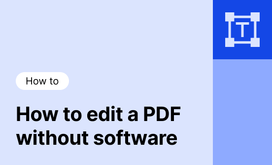 How to edit a PDF without downloading software