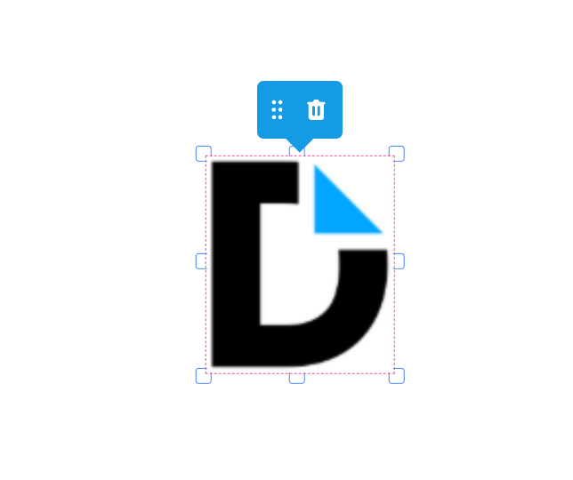 An example image in DocHub with handles to resize it while keeping or changing the aspect ratio.